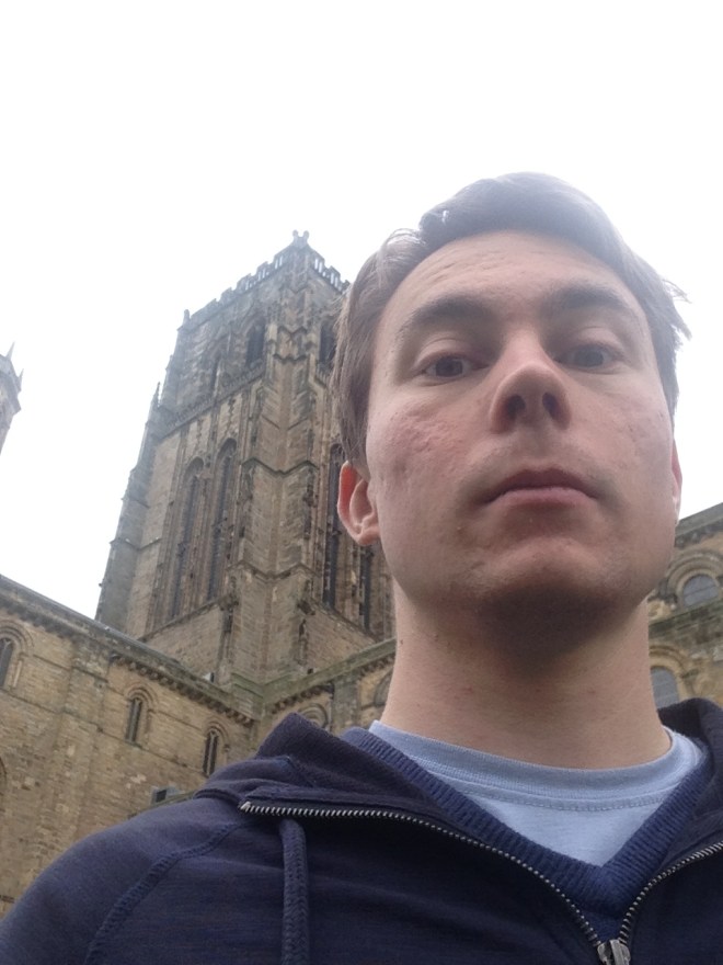 My Durham Cathedral selfie.